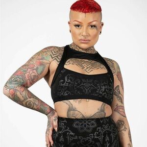 KILLSTAR searchlight sports bra M